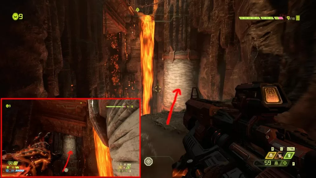 doom eternal mission 2 where to find secrets