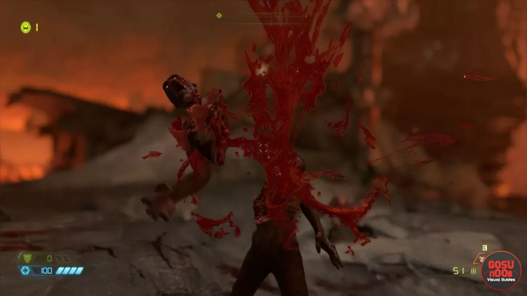 doom eternal review gore