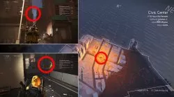 how to find all shd tech cache locations division 2 civic center