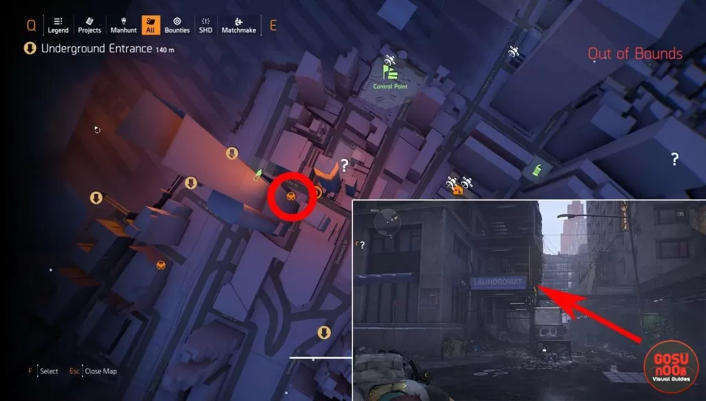 how to get shd tech caches division 2 battery park