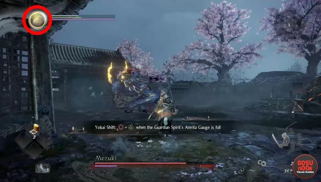 how to use yokai shift nioh 2