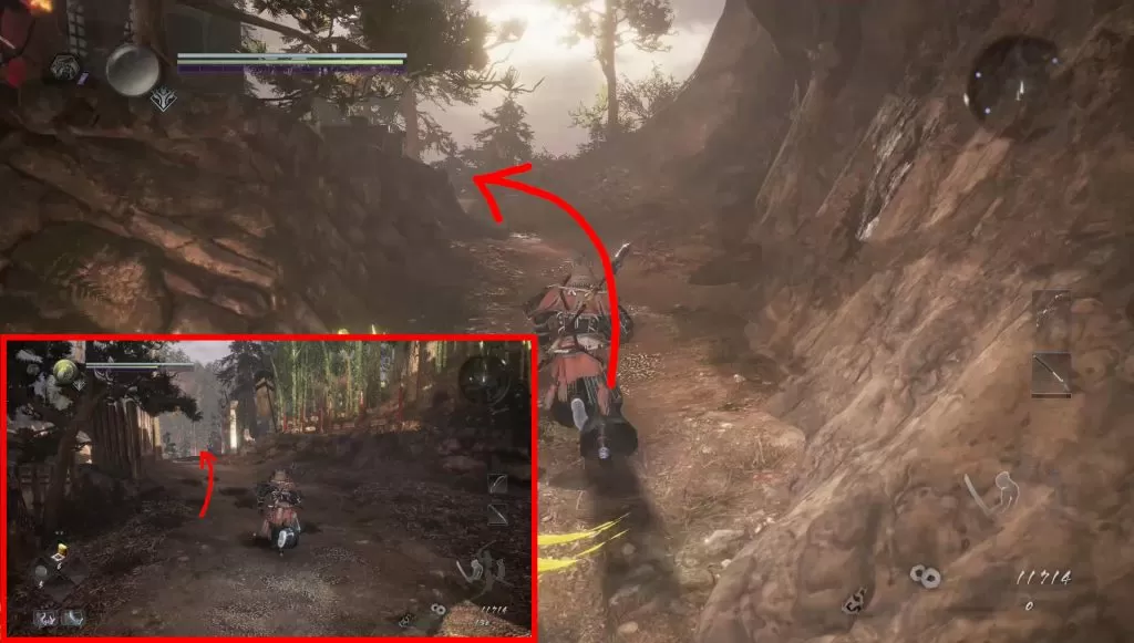 nioh 2 burning village kodama locations