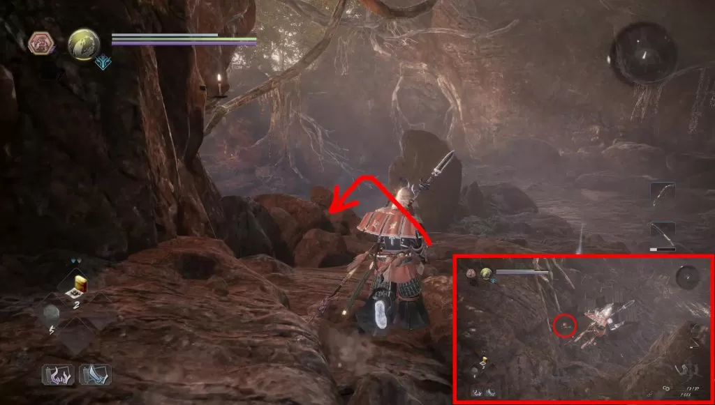 nioh 2 kodama locations beast smoke flame temple