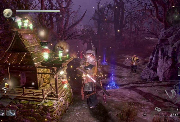 nioh 2 kodama locations forest veiled in darkness