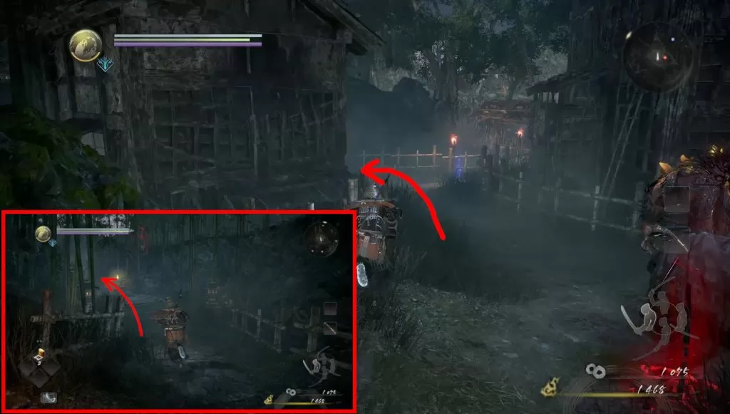 nioh 2 kodama village cursed blossom bamboo