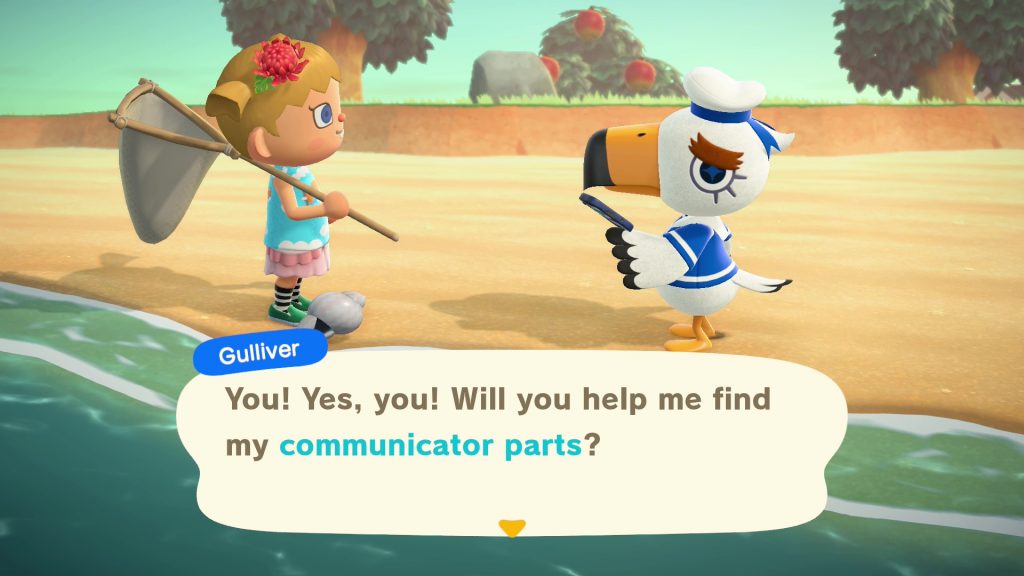 where to find communicator parts for gulliver animal crossing new horizons
