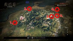 where to find hidden map item locations nioh 2 region 1 awakening