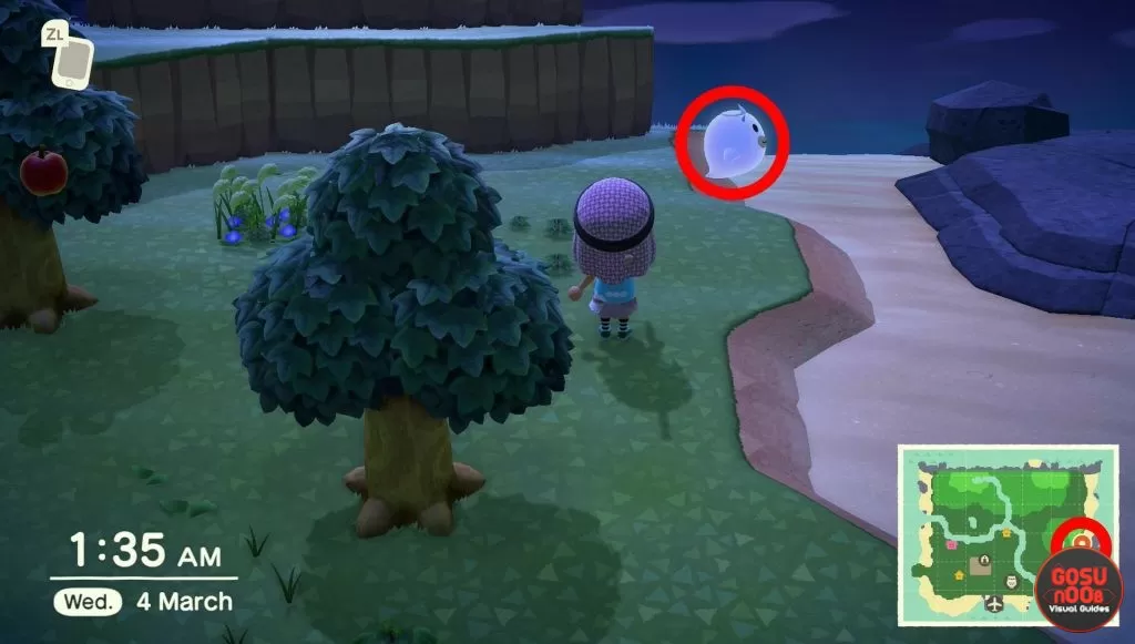 where to find wisp animal crossing new horizons