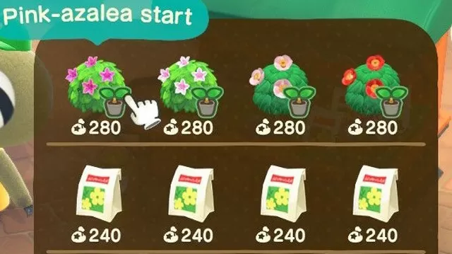 Animal Crossing New Horizons Shrubs - Bushes