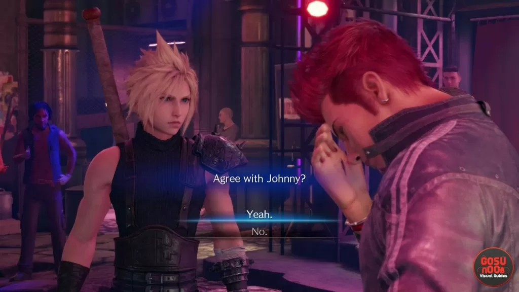 FF7 Remake Agree with Johnny - Yeah or No