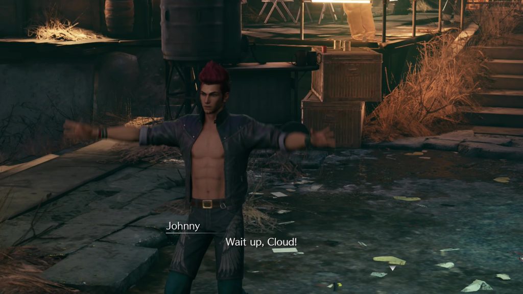 ff7 remake party never stops quest johnny not appearing