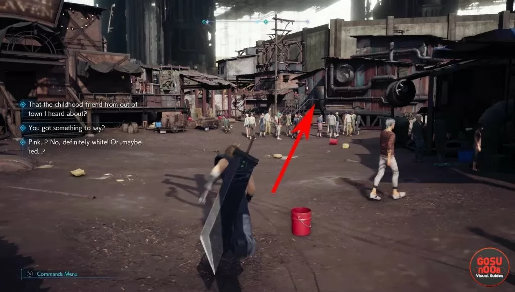 where to find johnny incident locations ffvii remake