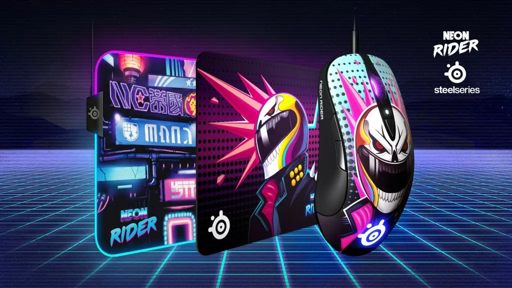 SteelSeries Reveals Limited-Edition CS GO Neon Rider Mouse & Pad