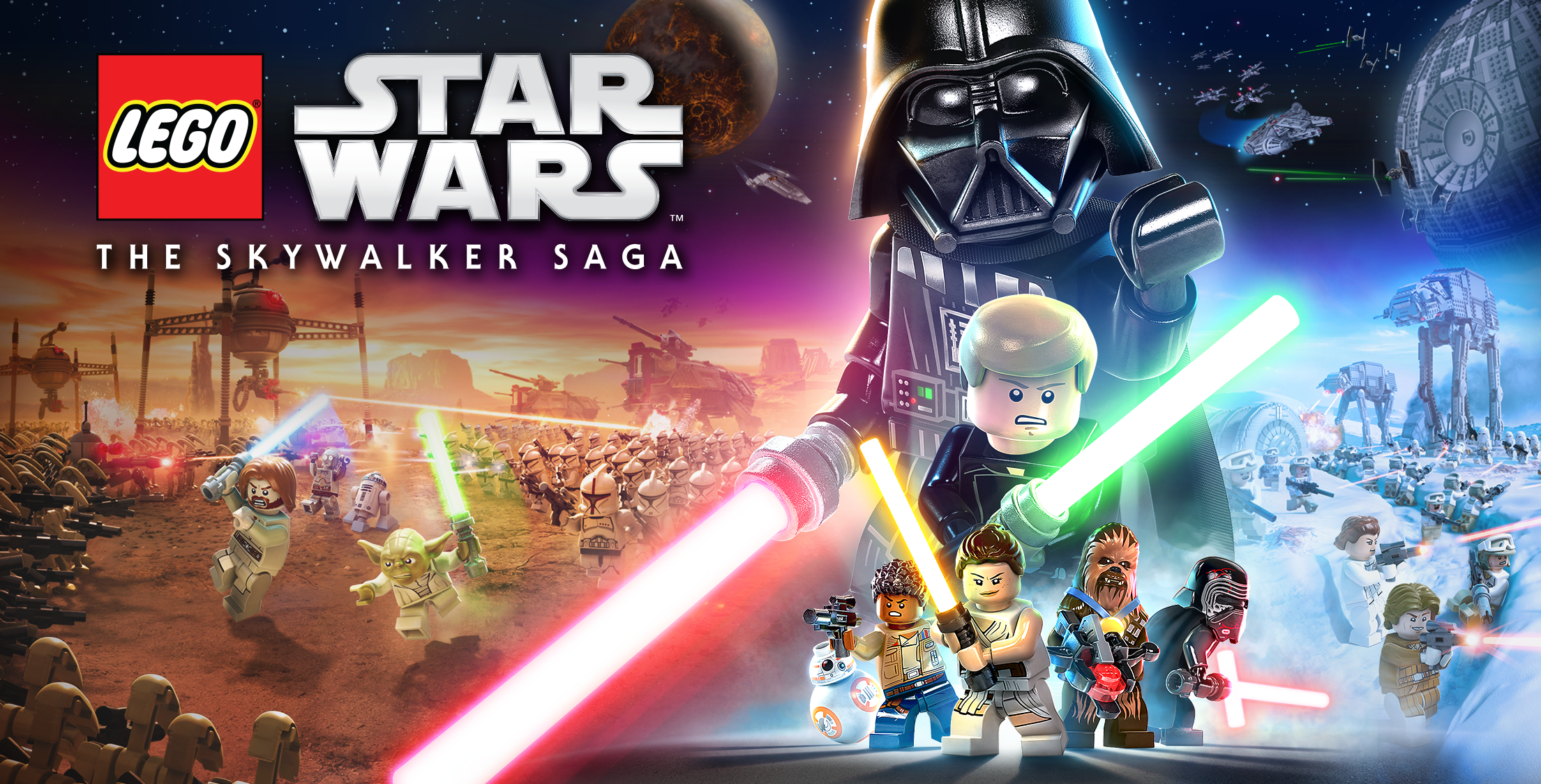 Official key art for LEGO Star Wars: The Skywalker Saga