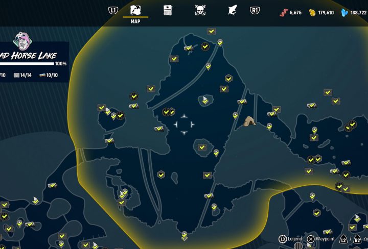 maneater dead horse lake collectible locations