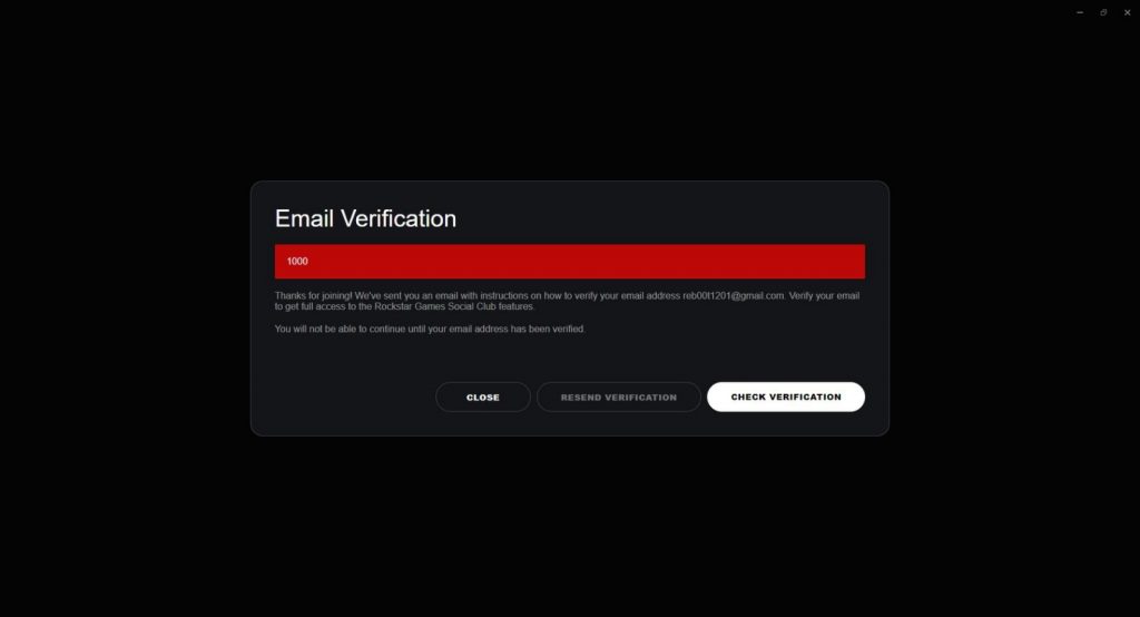 rockstar social club verification mail not sending