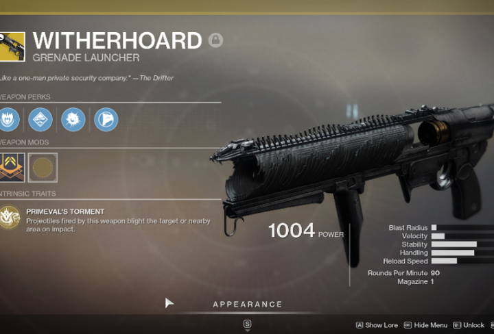 Destiny 2 Witherhoard