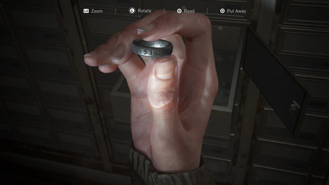 Engraved Ring Location So Great & Small Trophy in Last of us 2