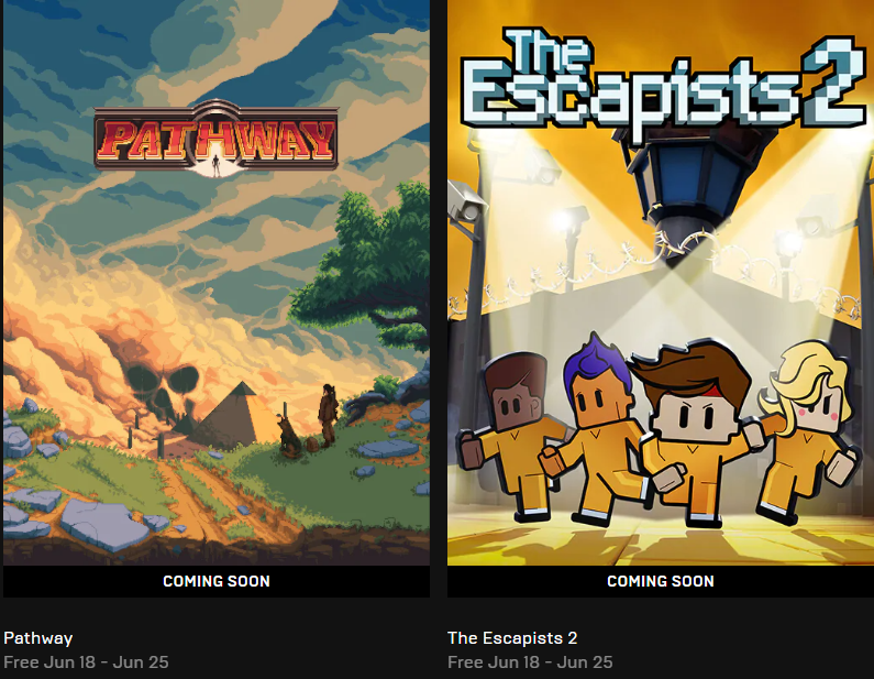 Epic Games Store Escapists 2 Pathway