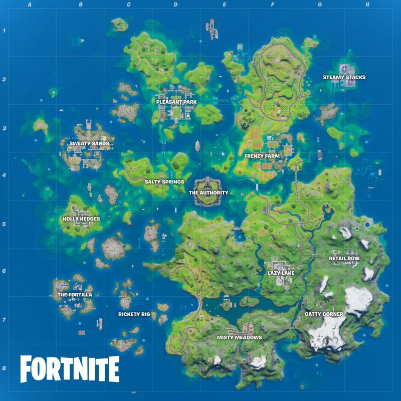 Fortnite Season 3 Map