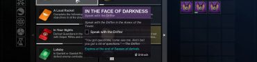 In the Face of Darkness Destiny 2 - Quest Progression Bugged