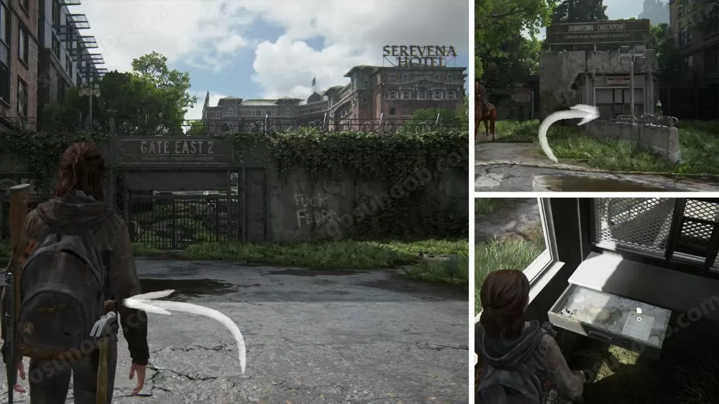 TLOU2 Downtown Artefact Location