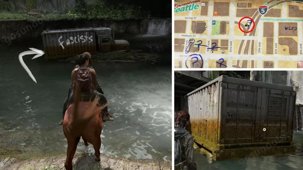 TLOU2 Downtown Informant Artefact Location