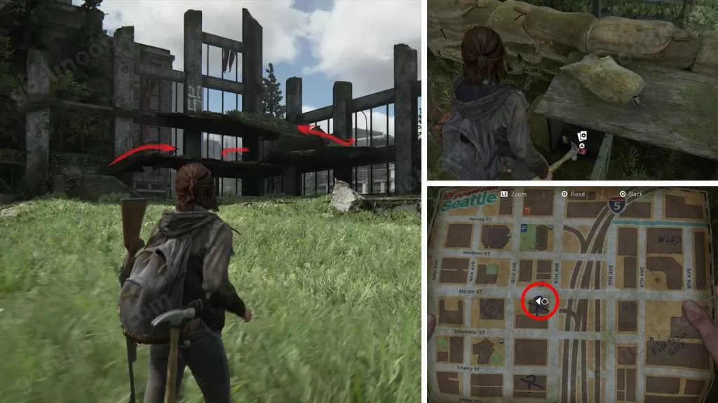 TLOU2 Downtown Trading Card Location