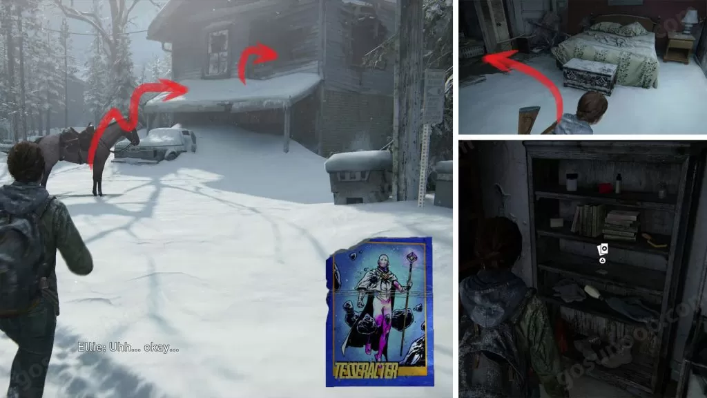 TLOU2 Patrol Trading Card Location