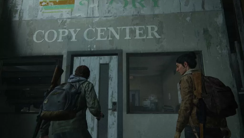 tlou2 how to enter copy center