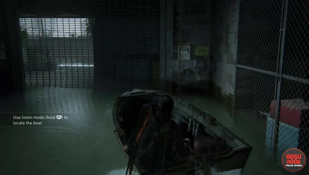 tlou2 how to open boat gate flooded city