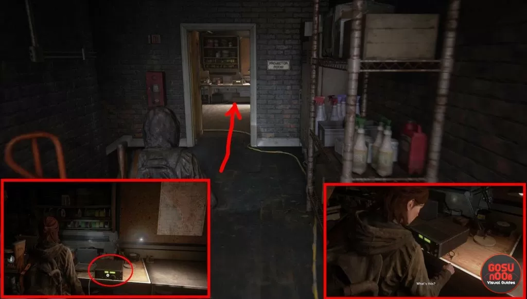 tlou2 how to unlock theatre door