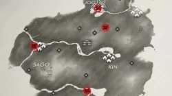 All Side Tale Locations Kamiagata Map Ghost of Tsushima