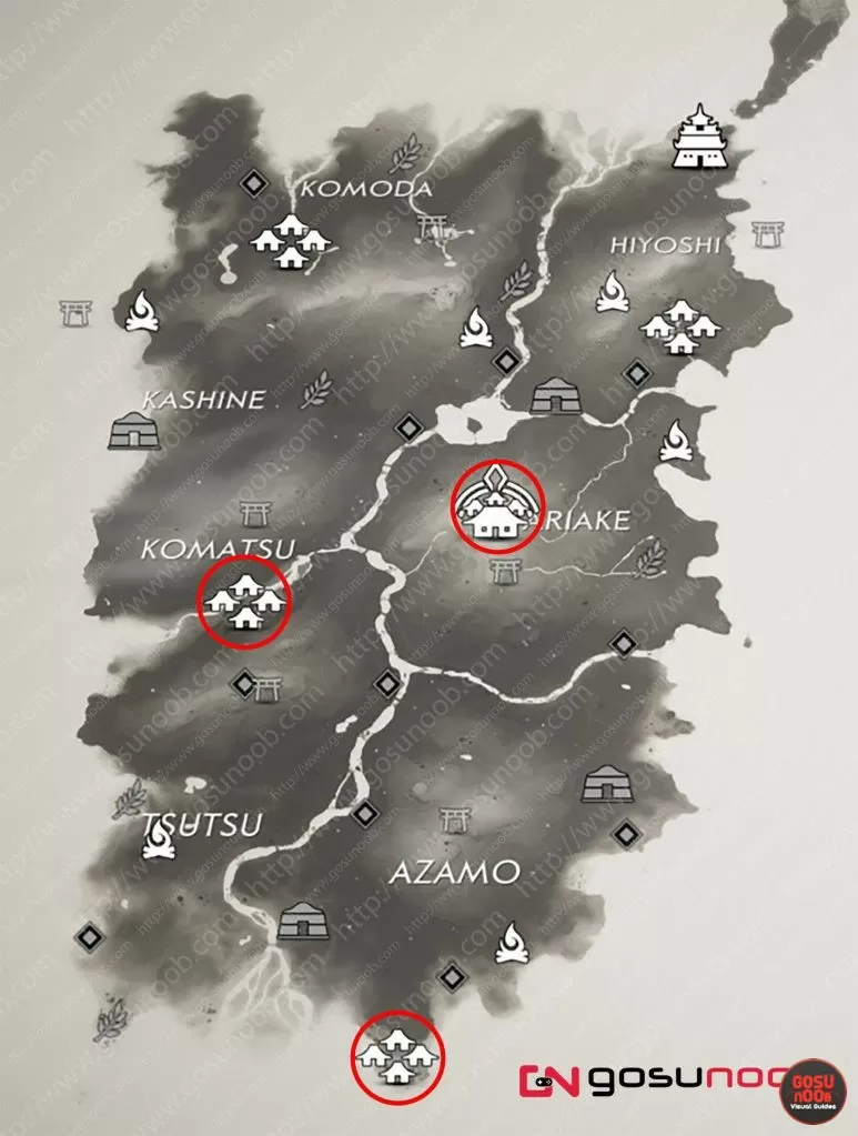 armorer locations ghost of tsushima izuhara