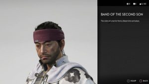 Band of the Second Son Helmet Ghost of Tsushima