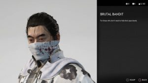 brutal bandit mask ghost of tsushima