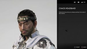Chaos Headband Ghost of Tsushima