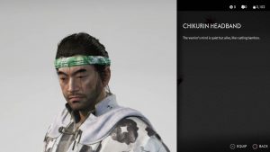 Chikurin Headband Ghost of Tsushima