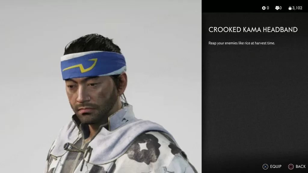 Crooked Kama Headband Ghost of Tsushima