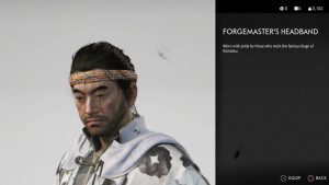 Forgemaster's Headband Ghost of Tsushima