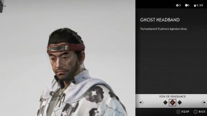 Ghost Headband Helmet Ghost of Tsushima