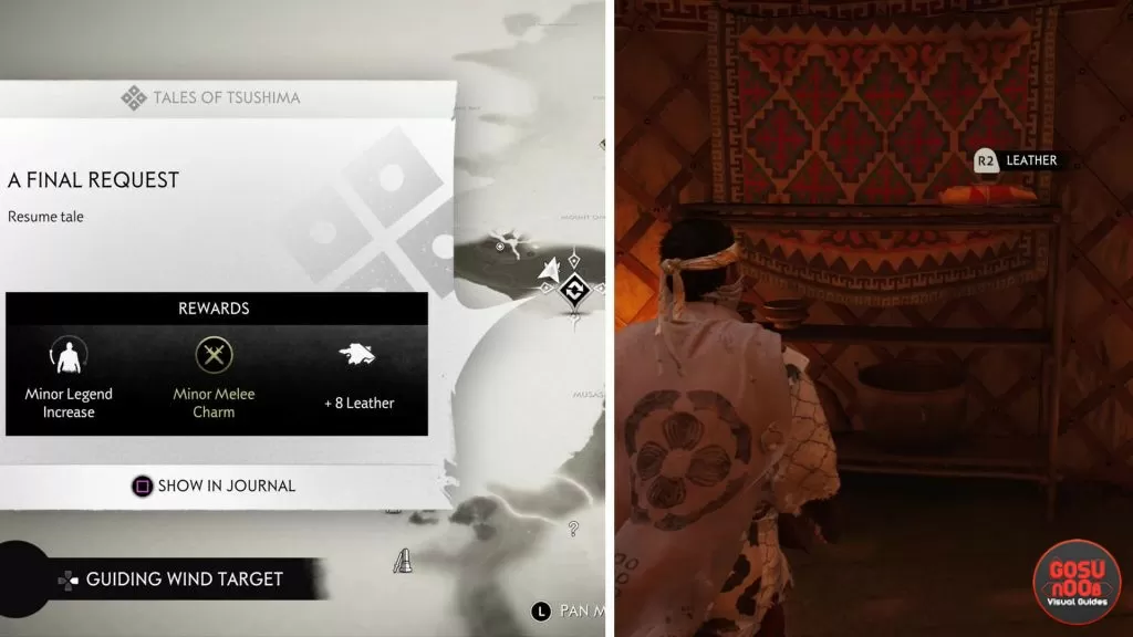 Ghost of Tsushima Leather Location