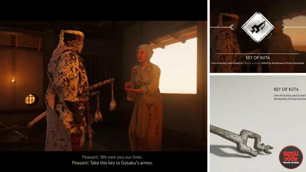 Gosaku Armor Key of Kuta Location Ghost of Tsushima