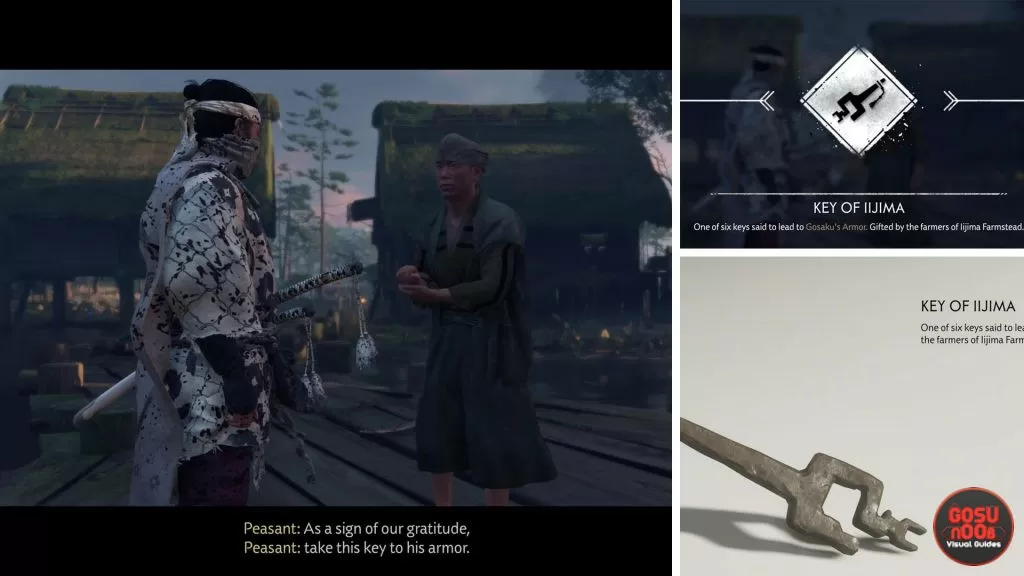 Gosakus Armor Key of Iijima Location Ghost of Tsushima