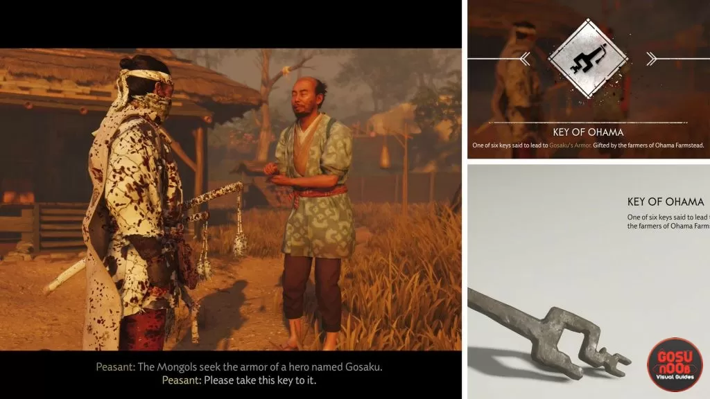 Gosakus Armor Key of Ohama Location Ghost of Tsushima