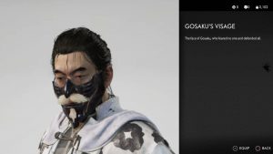 gosaku's visage mask ghost of tsushima