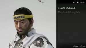 Hinode Headband Ghost of Tsushima