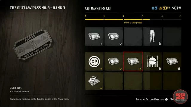 how to get gold in rdr2 online