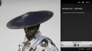 Kensei Hat Refined Ghost of Tsushima