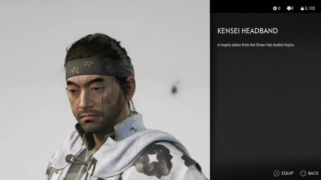 Kensei Headband Ghost of Tsushima